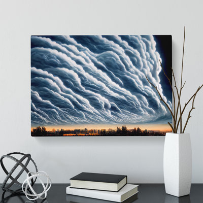 Storm Cloud Sunrise - Wrapped Canvas