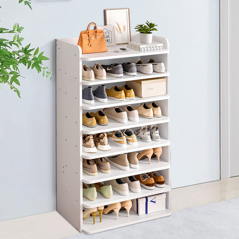 Shoe Rack, 120cm H x 62cm W x 26cm D, White