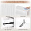 Armoire de salle de bain grille blanche 1 porte 3 tiroirs-1856866078