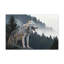 Loup chassant le loup à la chasse, reproduction d'art mural-379490670