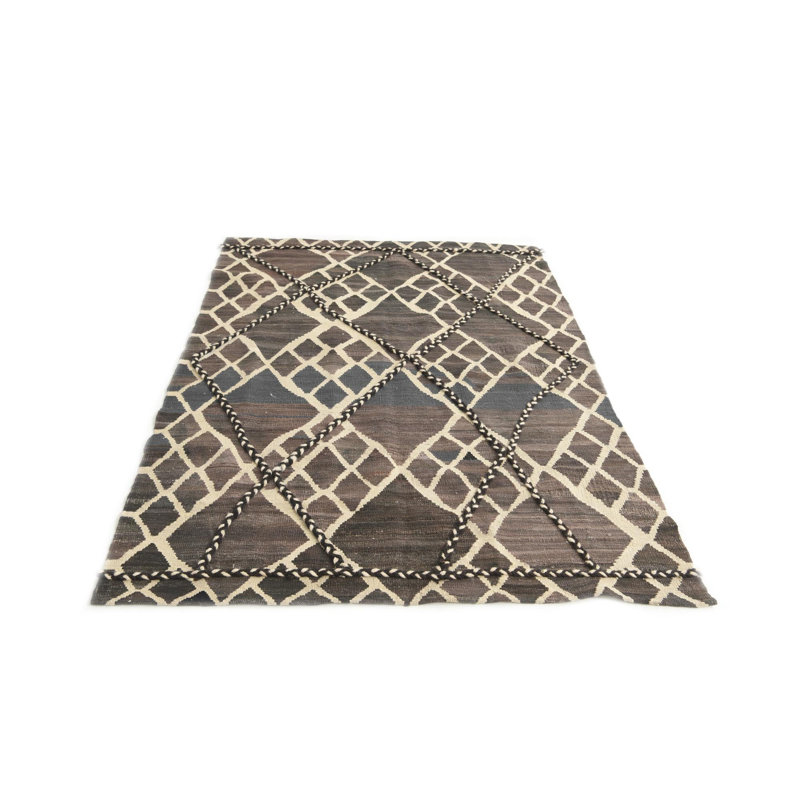 Tapis noir Parrett 4 x 6