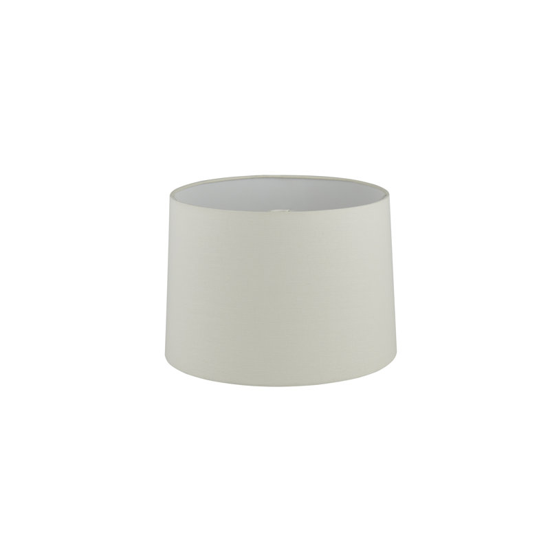 26.5cm H Polyester Drum Lamp Shade ( Clip On ) in Ivory