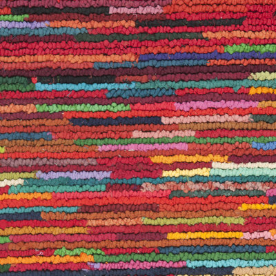 Anaheim Hand Tufted Cotton Striped Rug