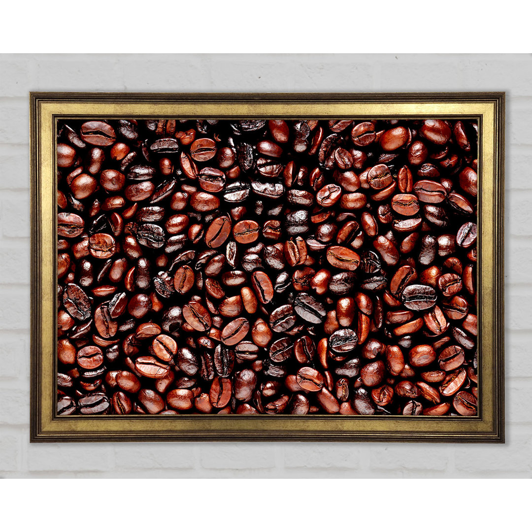 Just Coffee Beans - Einzelne Bilderrahmen Kunstdrucke