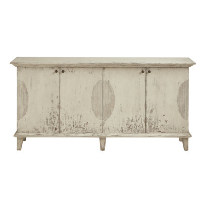 Buffet en bois massif de pin de 71 po de largeur Bari Seppe