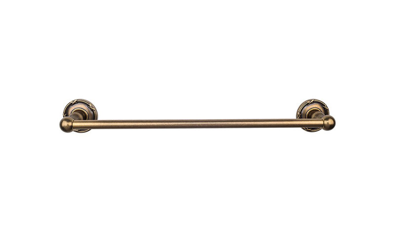 Edwardian Bath Single 32 1/2" Wall Mounted  Towel Bar, German Bronze