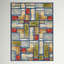 Tapis intérieur / extérieur bleu à motif géométrique Merrimac-214691418