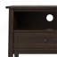 Meuble télé bas en bois massif de 72 po de largeur pour téléviseur de 80 po ou moins-132918471