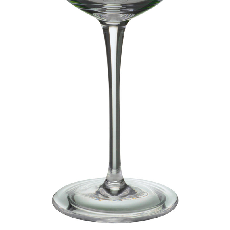 Tropical Leaves Wine Glasses