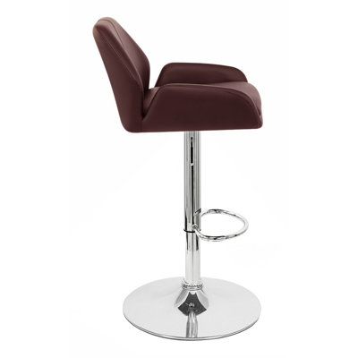 Carnalbanagh Adjustable Height Swivel Bar Stool by Orren Ellis