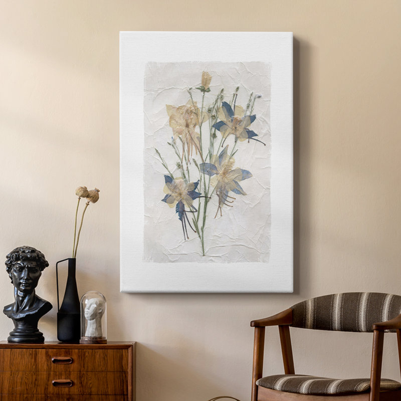 Découpage floral IV - galerie Cavas sur mesure, H 60 po x l 40 po