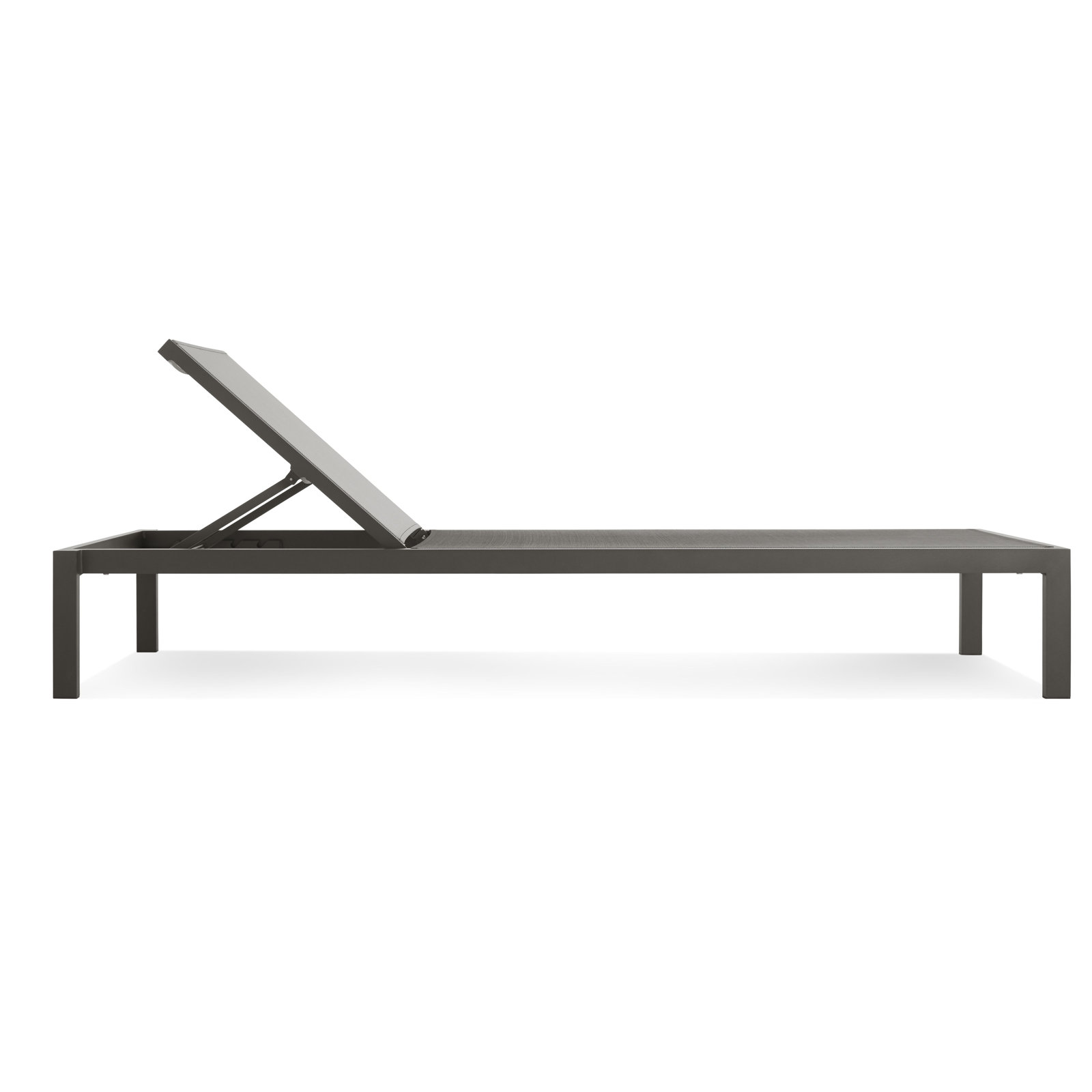 Skiff 28" Patio Chaise Lounge, Carbon