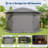 13' x 13' Hexagonal Pop-Up Gazebo Tent with One-Push Setup, Removable Mesh Panels & Wind Cloths, Outdoor Canopy Shelter for Camping, Backyard Parties, and Events-124611354-124611356