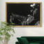 «Cowboy Scratchboard I» - Cadre photo, impression sur toile-793921389-793921386