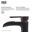 Lavabo de salle de bain vasque rectangulaire en verre avec robinet H 11 po Onyx-99538303-99538299