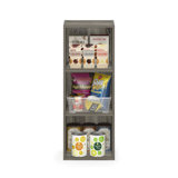Helissa 3-Tier No Tool Assembly Open Shelf Bookcase