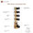 Herathena 3 Functions Digital Display 22" Shower System with 3 Body Jets and Rough-in Valve-69991477