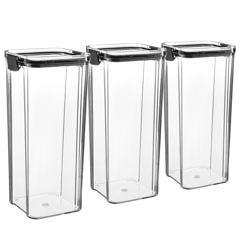 Argon Tableware Food Storage Containers, Black