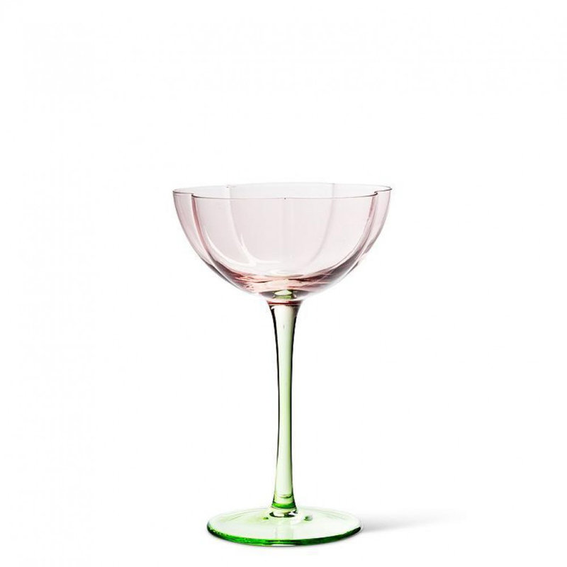 Flower Look Coupe Glass