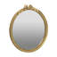 Miroir mural rond 30 po x 1,5 po x 32 po avec cadre doré orné