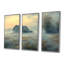 «Blue Misty Dawn Farmhouse IV», ensemble d'art mural de ferme-107187830-107187832