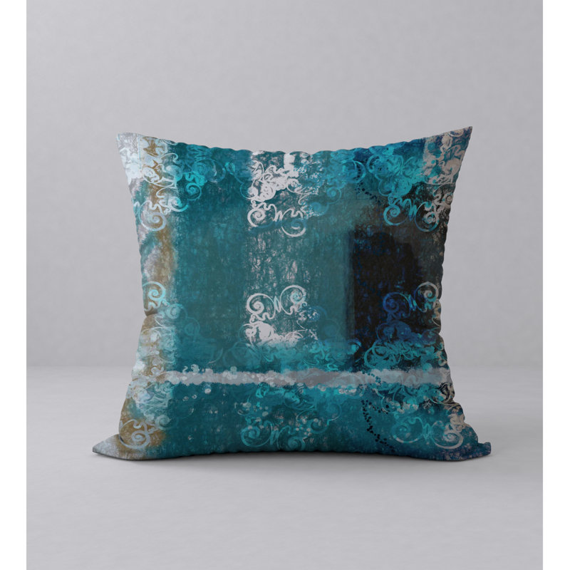 Housse de coussin décorative carrée imbattable et garnissage, 24 po x 24 po