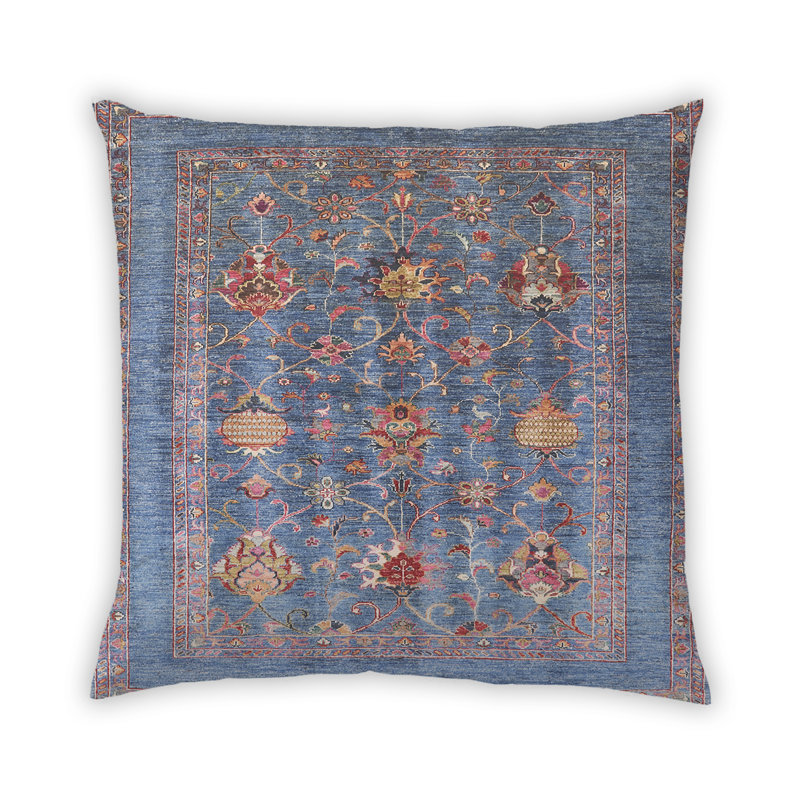 Damask Outdoor Throw Pillow