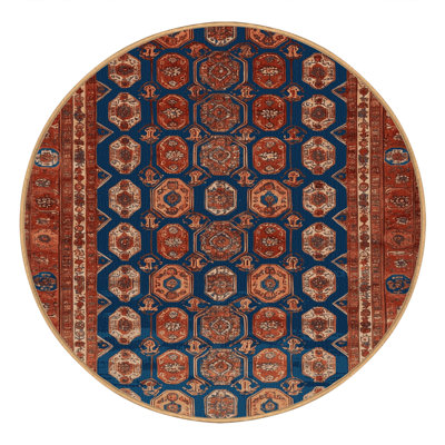 Machine Washable Persian Brown Area Rug