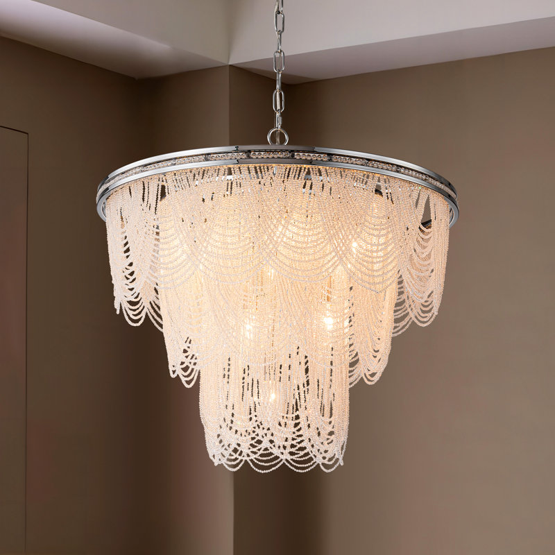 Lustre en cristal à 10 lumières Jerdy