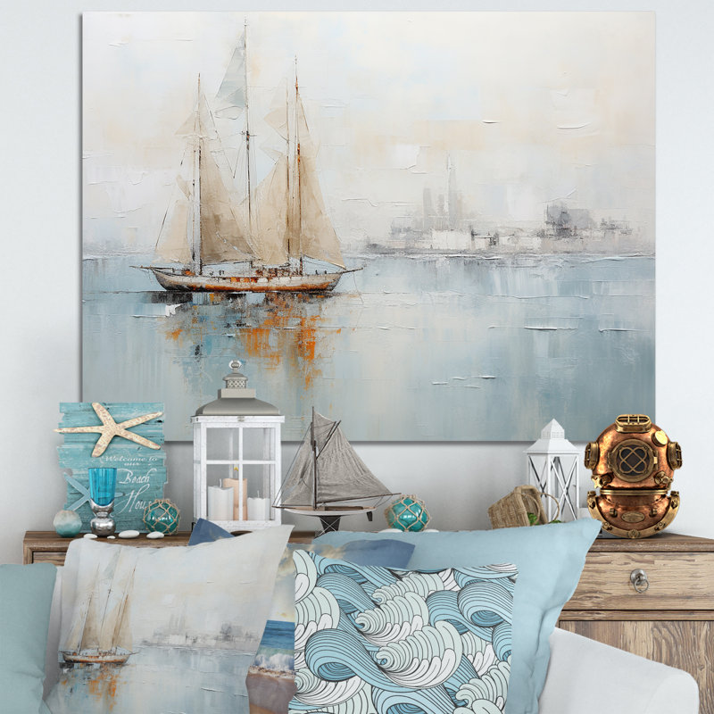 Impression sur toile, "Minimalisme", H 16 po x l 32 po x P 1 po, Toile tendue