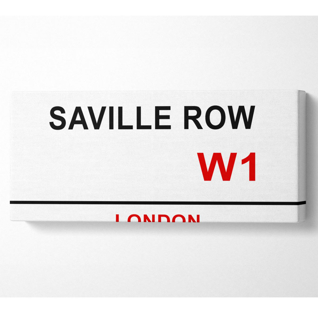 Saville Row Schilder - Druck