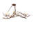 57" Long 8 Light Oblong Chandelier