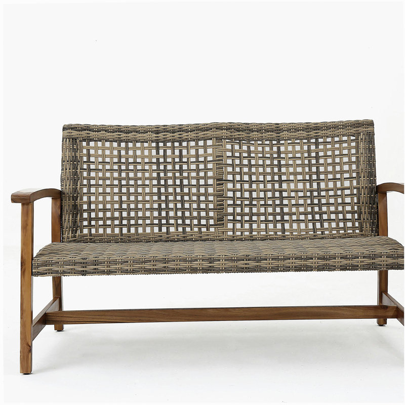 Causeuse Hampton Wood + Wicker