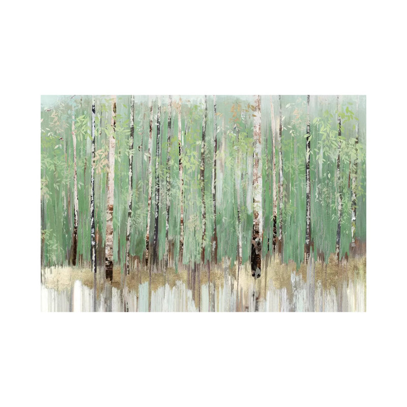 "Tree essence I" par Allison Pearce, reproduction d’art, Toile tendue, Pas de tapis, H 12 po x l 18 po x 1,5 po