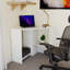 L-Shaped Credenza Desk