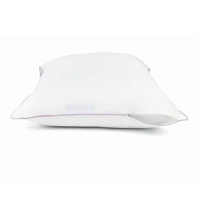 Lincove Cotton Sateen Pillow Protector - Zippered Cover for Pillows - 500 Thread Count Luxury, Queen