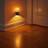 2 Pcs Amber Flickering Flame Candle Night Light With Dimmer