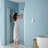 Shower Door With Tempered Glass 34"w X 72"h, Brushed Nickel - Space Saving, Adjustable, Finish Enticing