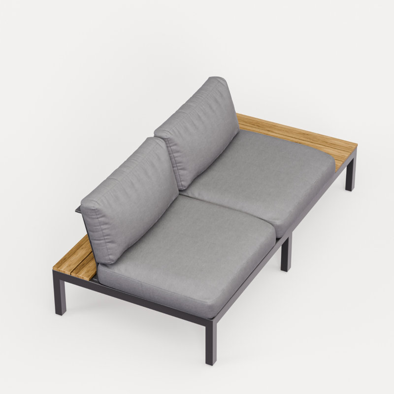 FSC1 Aspen 6 Seat Modular Set 1 Coffee table, 1x R BENCH 1 X L BENCH. I PC CORNER