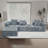 Convertible Modular Sectional Sofa Set Compression Sofa