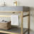 Funes 72'' Double Bathroom Vanity with Stone Top-92698135-92698132-92698133