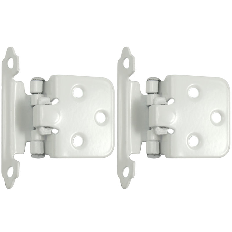 Charnière traditionnelle à fermeture automatique, Blanc, 25