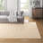 Bartletto Beige Shag Area Rug-125476099-71044742