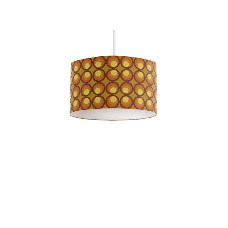 24cm H Cotton Drum Lamp Shade ( Uno )