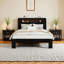 Full Platform Bed with Storage Headboard & USB Charging Station-1980279719