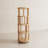 Oliver 360° Rotating Solid Wood Bookshelf, Equipped with Brake Wheels, Allowing for Flexible Adjustment-28466052-28466074