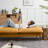 72.4" Cordury Soft Armless Futon Sofa Bed-505392171