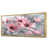 Toile avec cadre flottant or