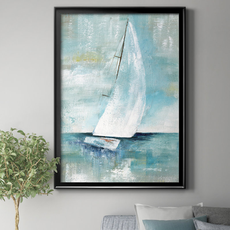 «Come Sailing I», reproduction sur toile encadrée, Noir, H 18,5 po x l 24,5 po x P 1,5 po