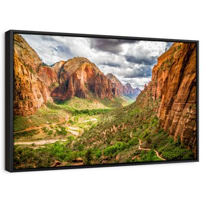 Nature "Art mural du paysage national du parc national de Zion"
